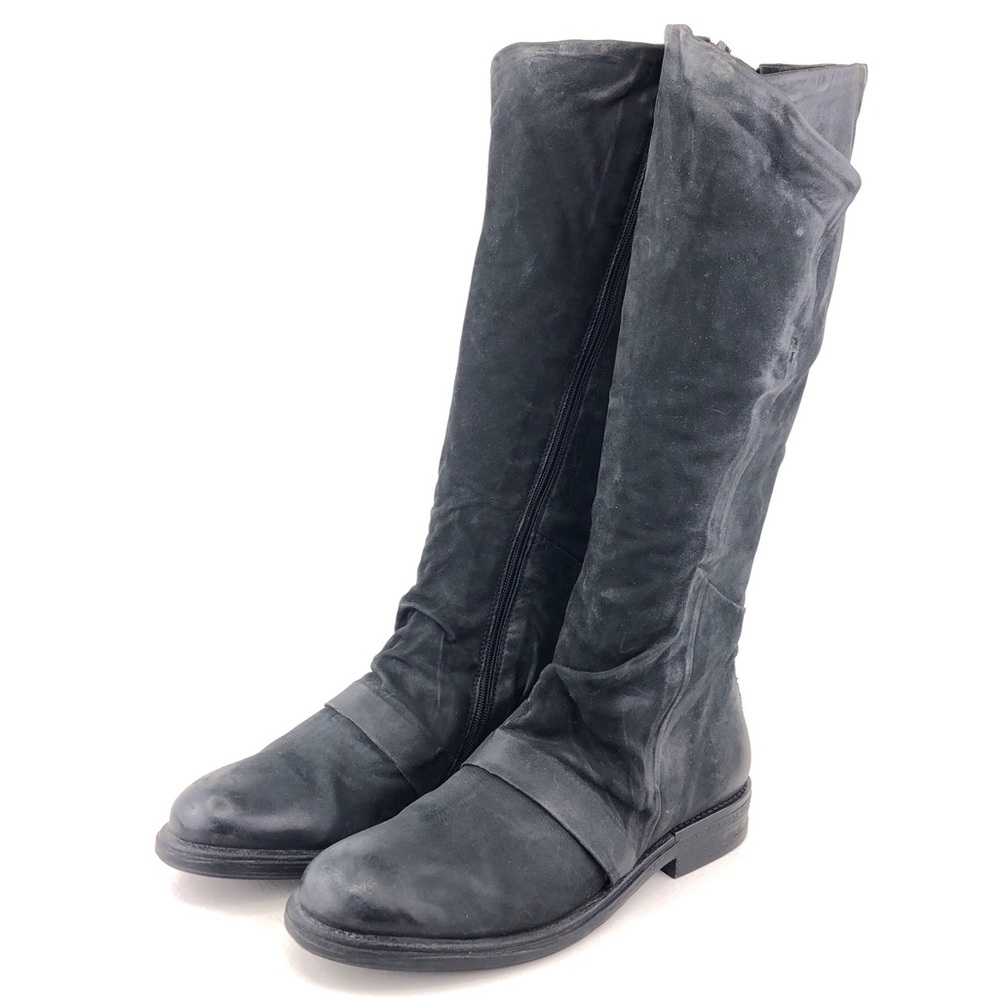 Miz Mooz Pim Black Leather Tall Boots EUR 41 - Picture 3 of 16
